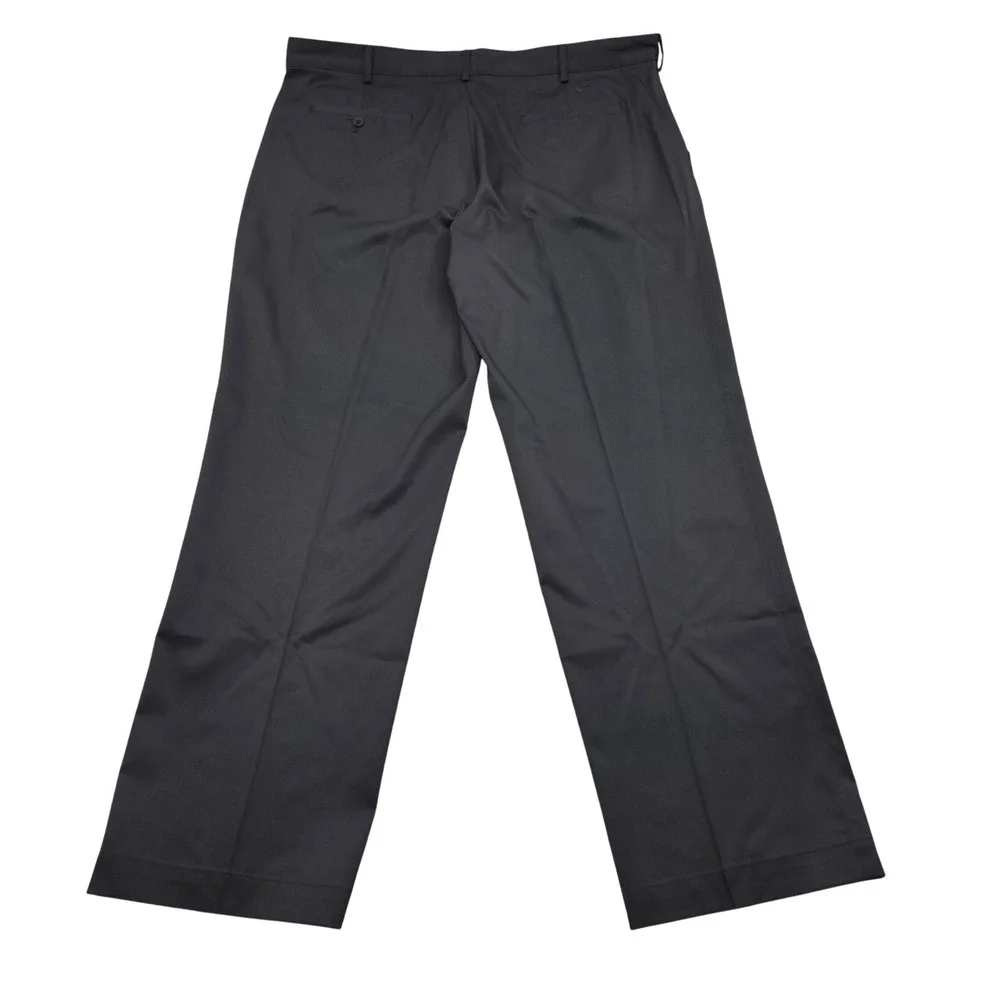 Nike‎ Golf Dri-FIT Flat Front Tech Pants 319685-010 Black Mens 38x32